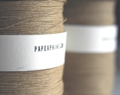 Fine Natural Paper Yarn on a Vintage Bobbin