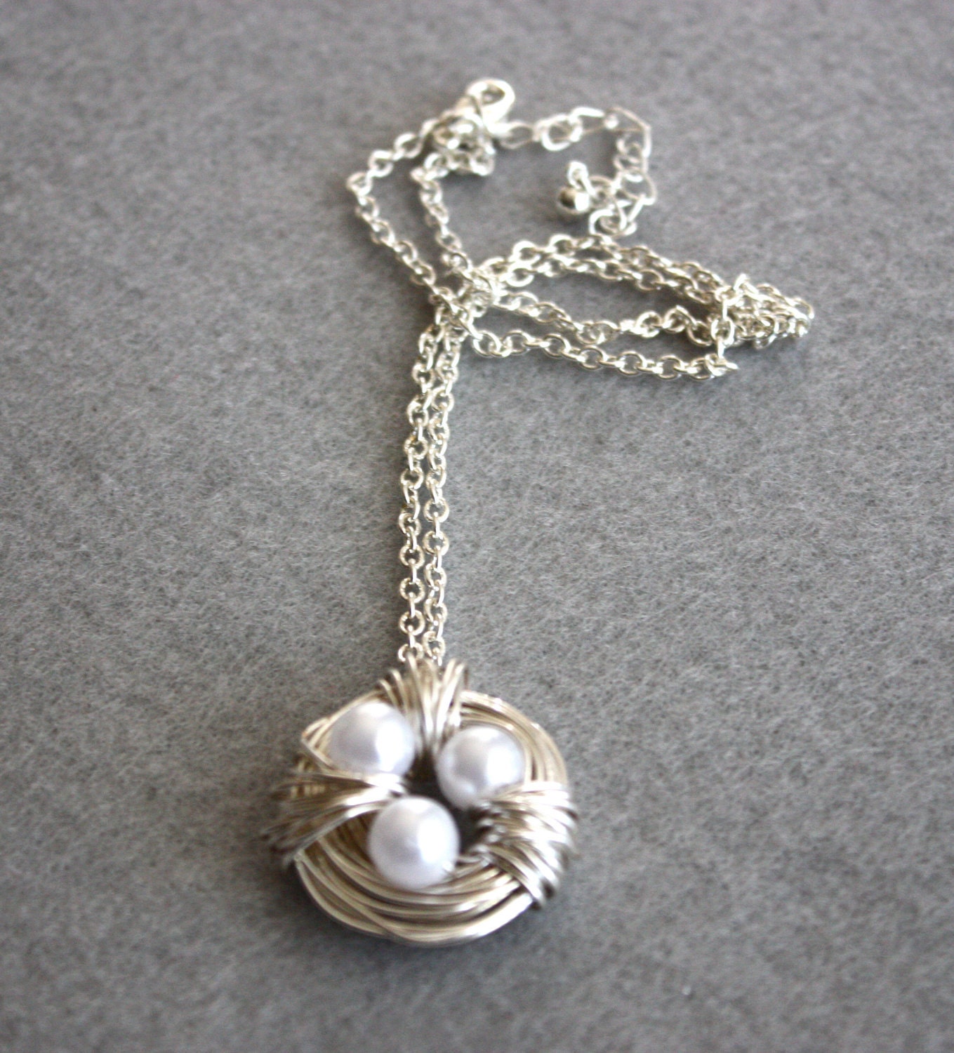 Mama Bird Nest Necklace