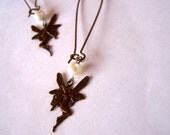 For Her Eco Friendly Vintage Inspired Fairy Earrings