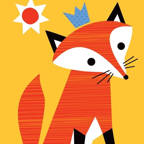 Mister Fox Party invitations 8pk