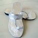 Moroccan Inspired Leather Sandals SILVER LIMITED EDITION