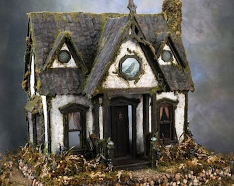 Ravenwing Cottage Witch's Dollhouse    Custom Order For the Seriously Wicked