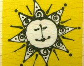 Smiling Sun rubber stamp - DoorNumberTwo Smiling Sun rubber stamp - DoorNumberTwo