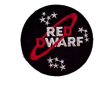 Free shipping Red Dwarf Series Patch Badge 8.5cm 3.5"
