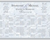 Paisley Seating Chart - Digital File