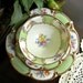Teacup Saucer and Side Plate - Tirschenreuth PT Trio Footed - Bavaria Germany 7675