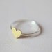 Just a tiny heart ring - MADE TO ORDER