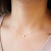 3 personalized bridesmaid necklaces, bridesmaid gift package - tiny initial heart necklaces (gold and silver combination)