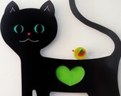 Black Cat peg rack