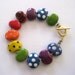 Beaded Bracelet, Kazuri Bangle, Fair Trade, Ceramic Jewelry