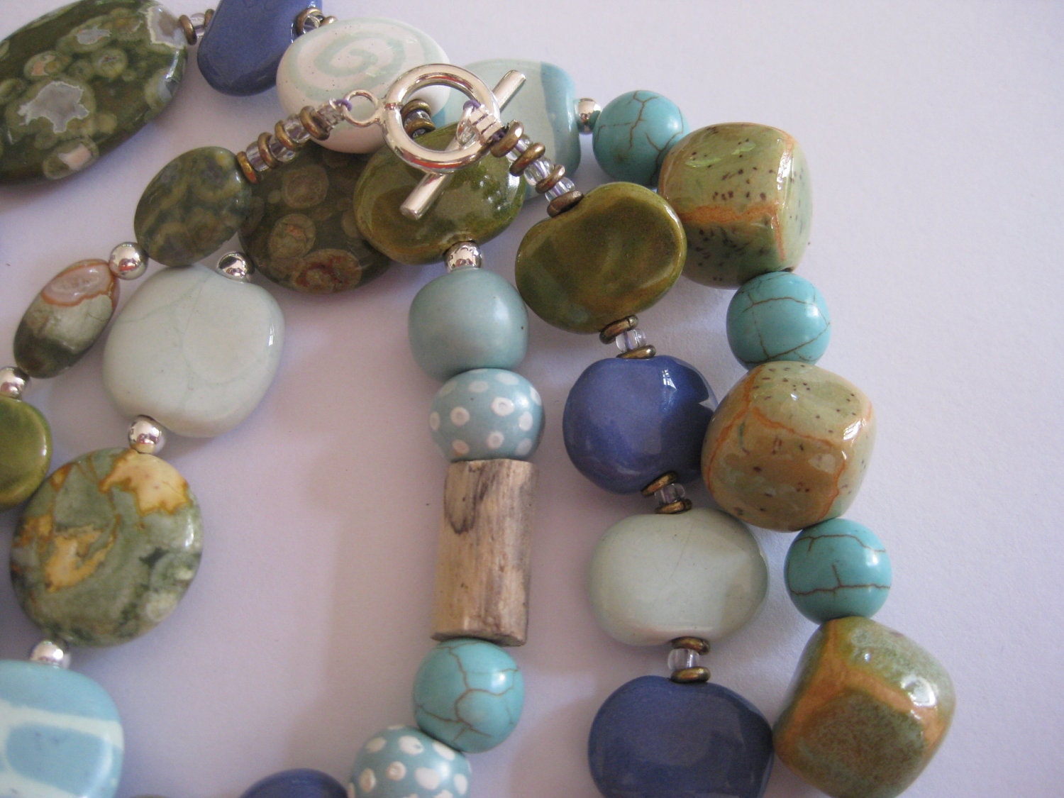 Beaded Necklace, RESERVED FOR FRANCOISE