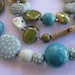 Beaded Necklace, Driftwood, Kazuri Beads, Semi Precious Stones