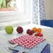 Scandi snackbag red and white flower