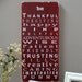 Family Rules Sign -  be - Typography Word Art