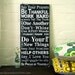Family Rules Sign Version III - Typography Word Art