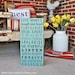 Family Rules Sign - Live Simply Typography Word Art Sign