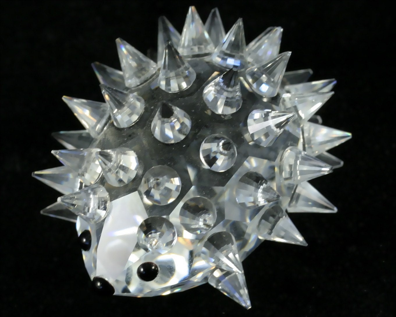 swarovski crystal hedgehog figurine