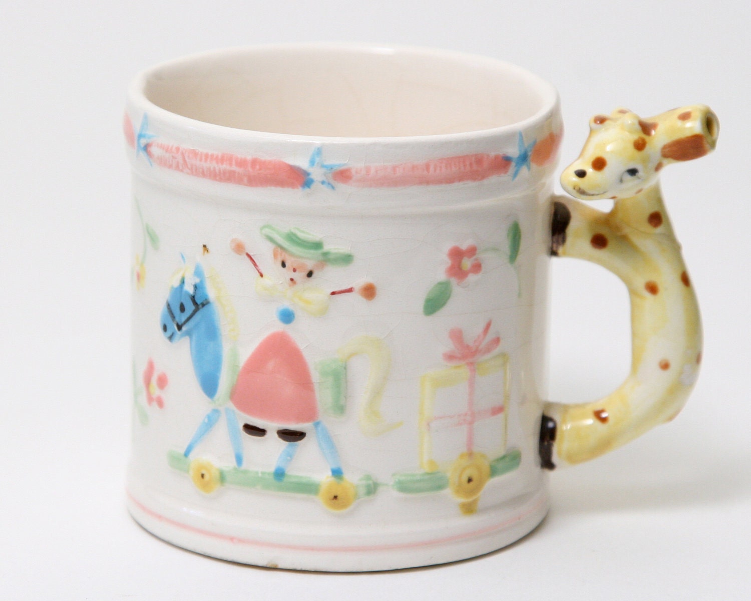 In Vintage baby ceramic Vintage4Vintage Ceramic Built Cup vintage Animals by Baby cups