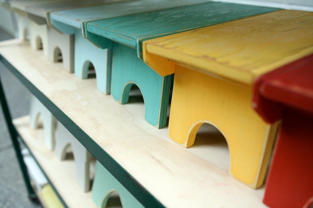 Vintage Style Step Stool No. 1, No. 2 or No. 3 Handmade by Circle Creek Home