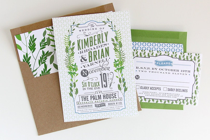 Custom (From Scratch) Wedding Invitation Design