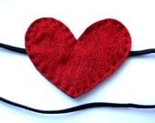 Red Heart Felt Fabric Headband