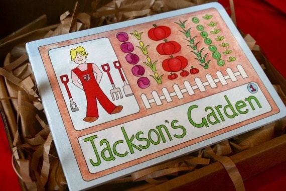 Jackson's Garden Children's Board Book by Gillian Carson