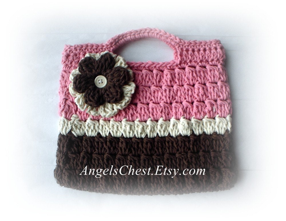 PDF PATTERN Cute Hand Crochet OWL Purse Handbag Boutique Design - No. 15
