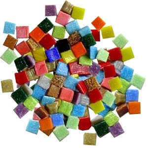 Colorful Venetian Glass Tile Mix