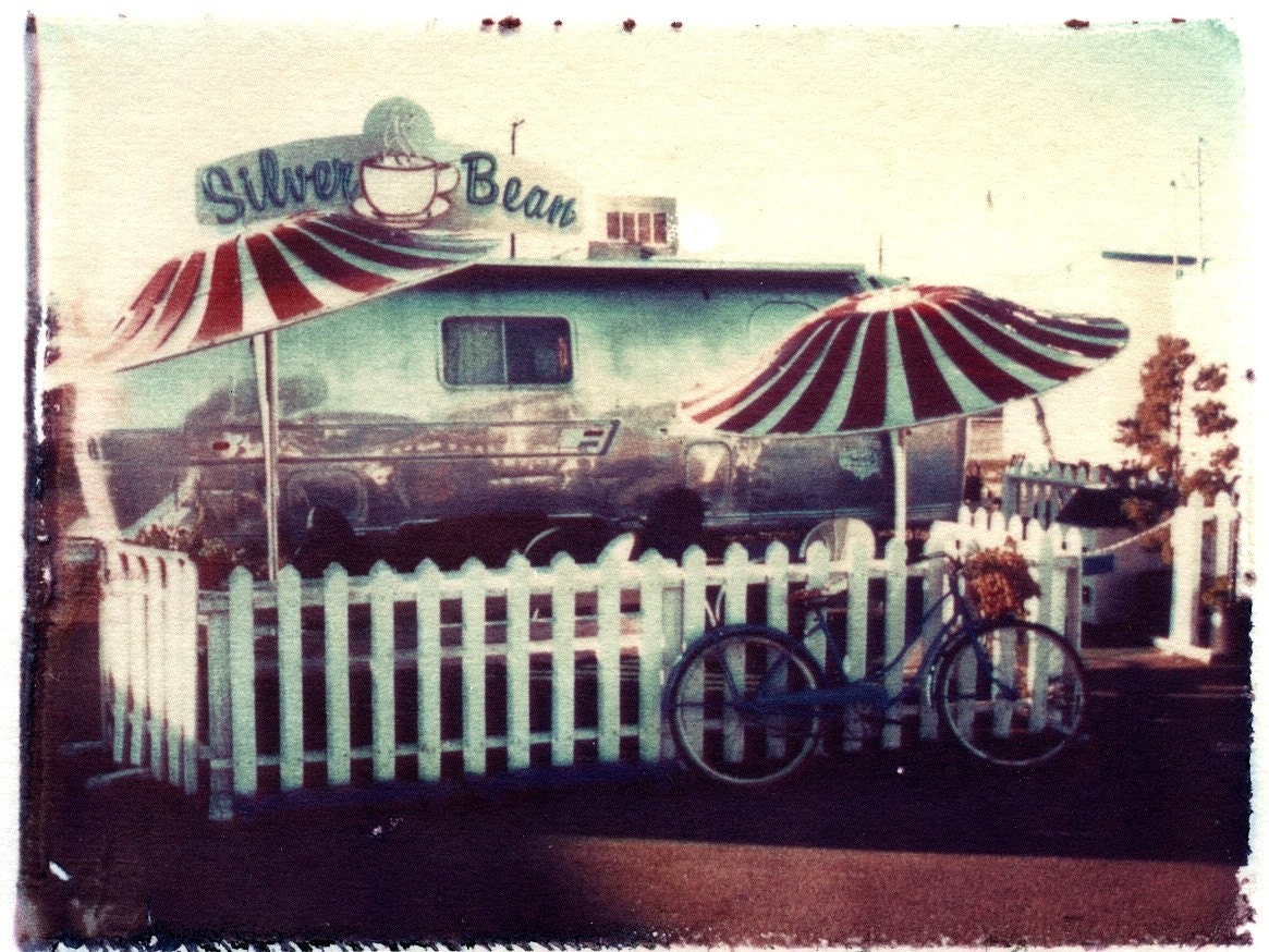 Polaroid Transfer original  Airstream