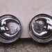 Vintage Crescent Moon Ear Rings in Silver Tone Metal - Clip Ear Rings