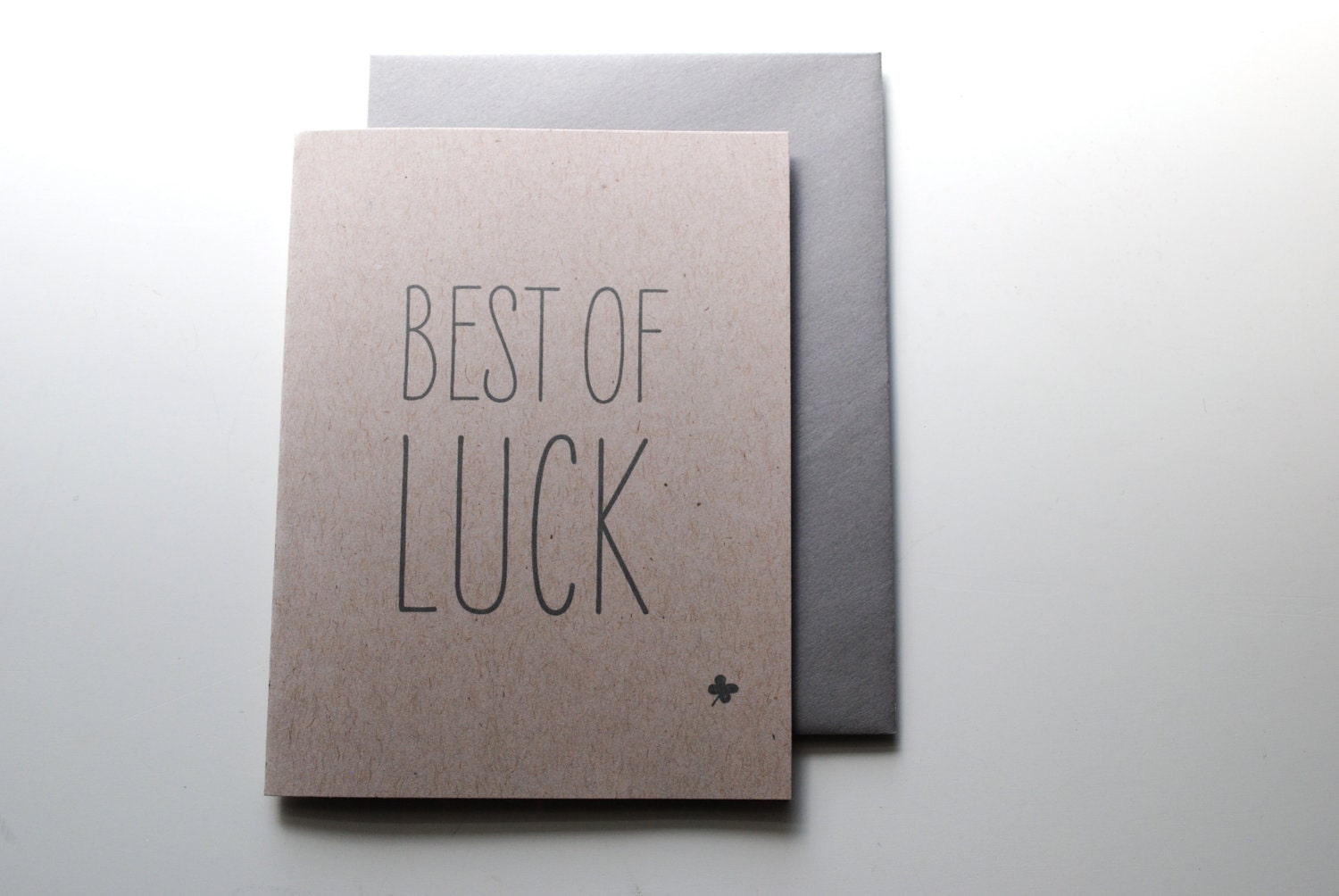 best of luck...not that you'll need it card