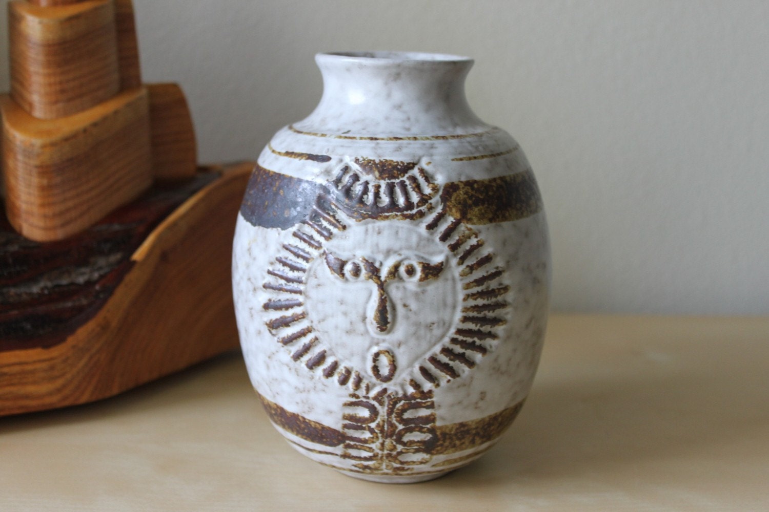 Mid Century Modern Studio Ceramic Vase