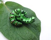 THE ORIGINAL Swallowtail Caterpillar Fake Gauge Earring