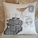 Typewriter pillow cover