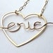 Personalized Heart Necklace