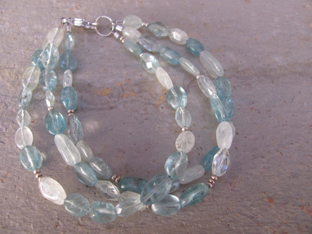 Water Wisdom Aqua Marine & Apatite Bracelet