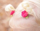 itty bitty rosies clippie set-choose your color