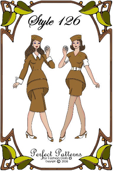 PDF Pattern - On Golden Wings - Perfect Patterns Style No. PDF-126SB - Fits 11.5" Fashion Dolls