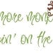 No More Monkeys Jumping on the Bed 38x16.5 Monkey Vinyl Wall Decal Sticker Quote Custom