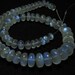 8.5 inches - AAAAA - High Quality Gorgeous Ceylone Srilanka Moonstone Smooth Polished Roundell Beads Gorgeous Blue Fire size - 4 - 8 mm