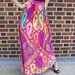 70s Maxi Skirt EXOTIC Colorful Jersey