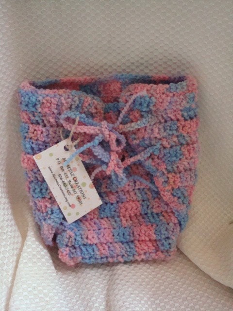Custom Wool Wrap Soaker Diaper Cover - Newborn Unisex - Baby Rainbow 280