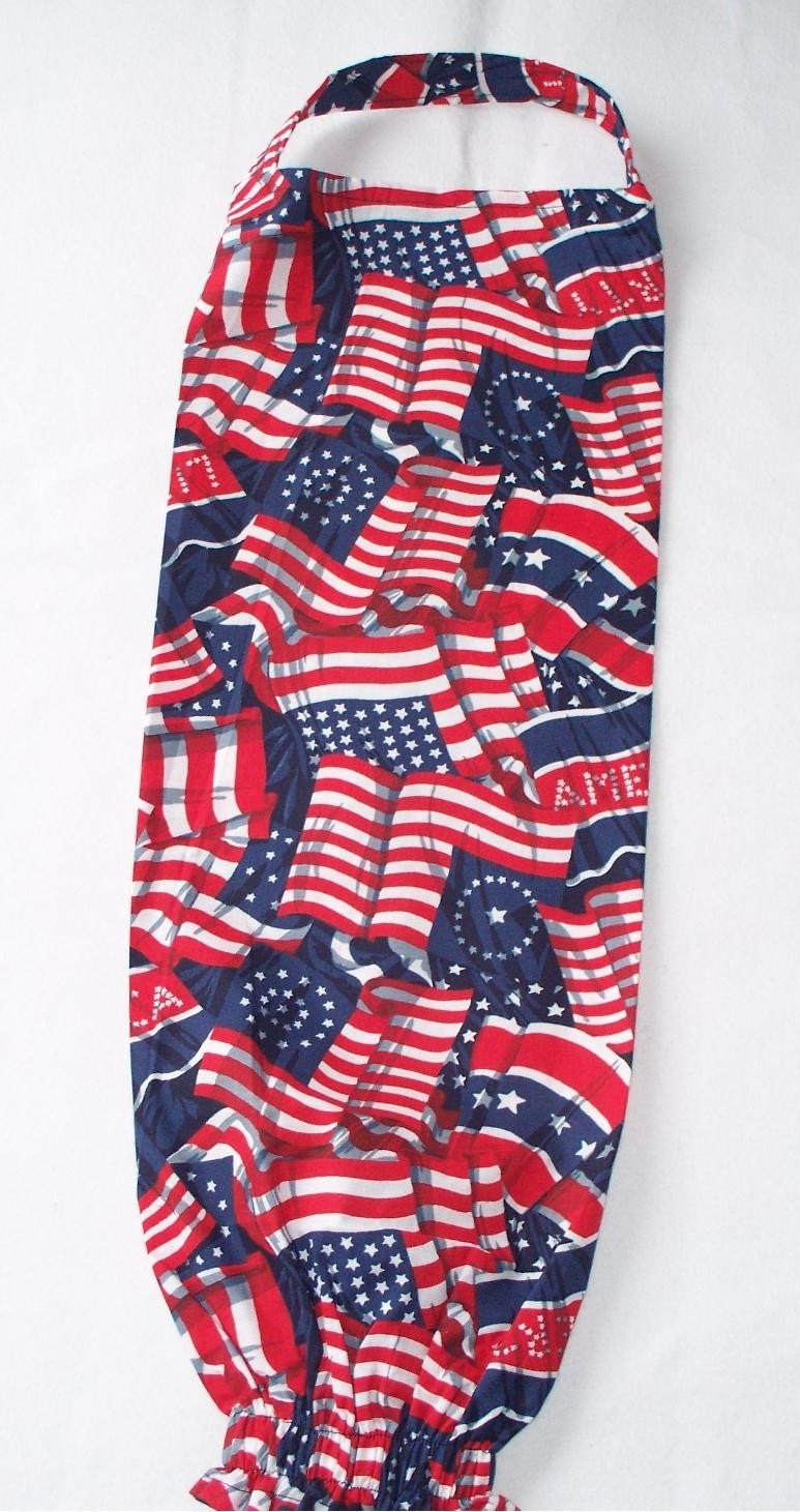 Patriotic Flag Bag Holder
