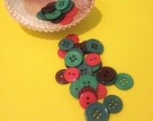 Holly Jolly Mix - Set of 120 New Buttons