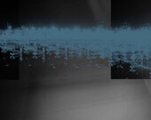 A3 A4  Abstract Digital Art Print Floating Blue No. 2