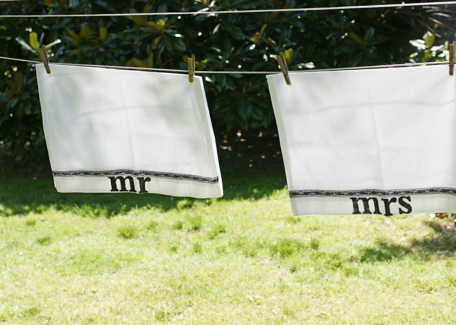 Mr & Mrs Pillowcase set