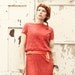 1950s raspberry lace wiggle dress
