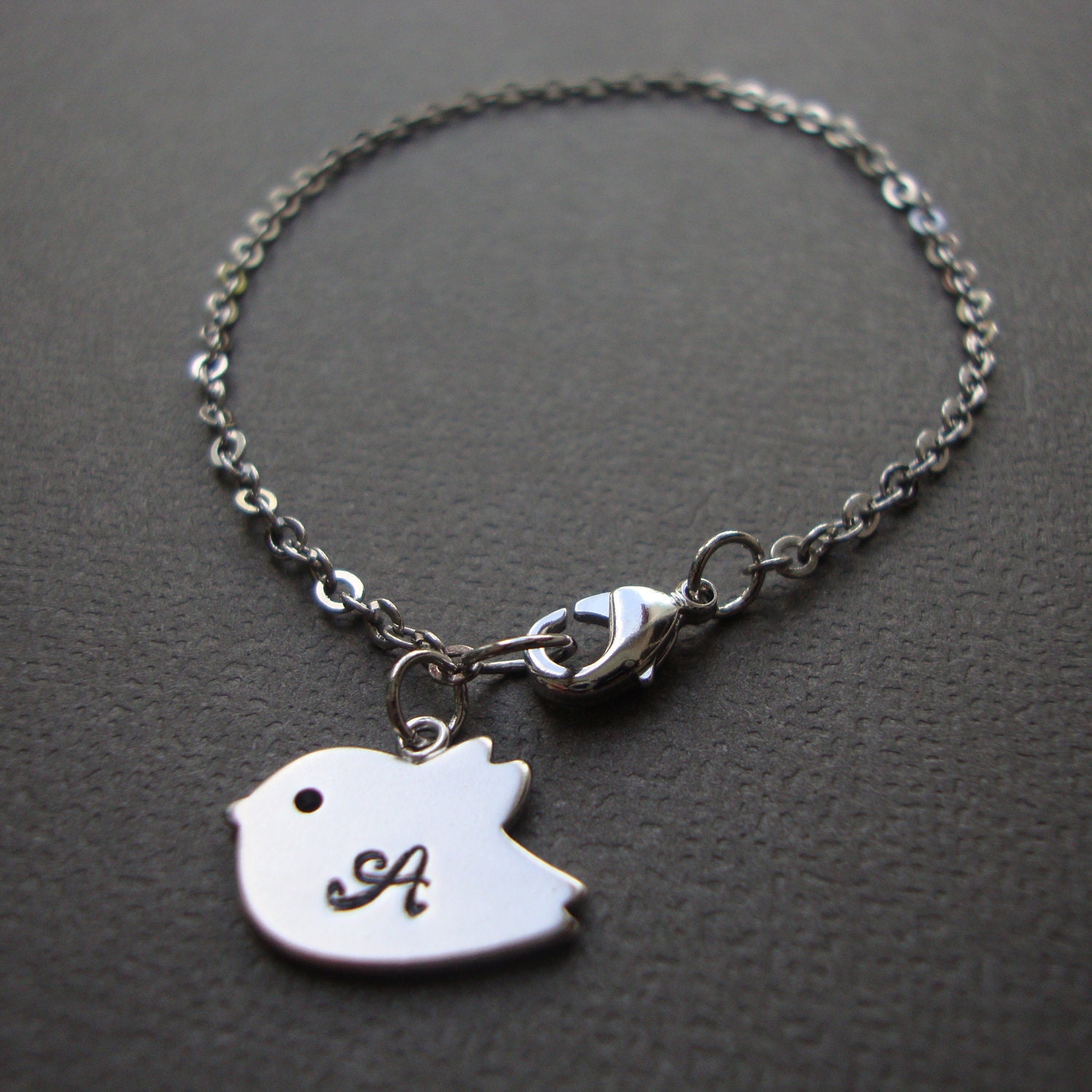 Little Bird Bracelet - Personalized, Lovely Gift, Wedding, Bridal, Dainty, Everyday Jewelry, Special Meaning
