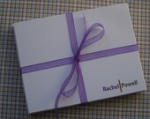 Personalized Flat Note Cards - Set of 10