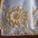 SALE Fabulous Vintage Bed Sheet with Crochet Trim